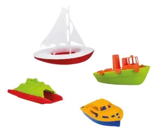 Barco De Brinquedo Gulliver Maquinas 4 Barcos