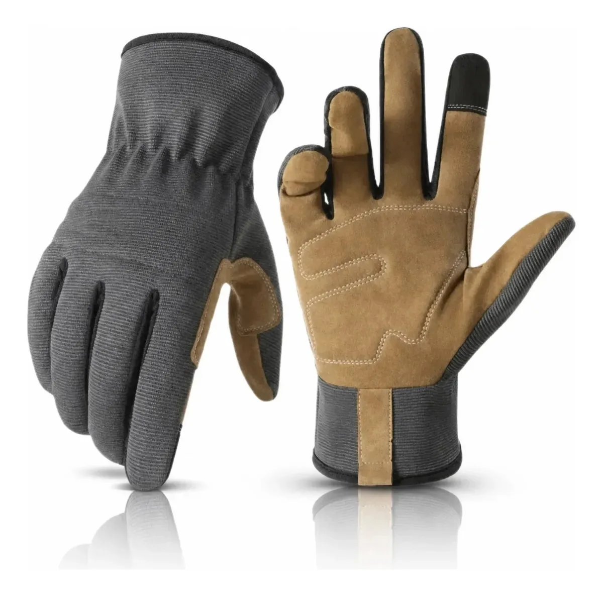 Luvas De Moto Antiderrapantes | Luvas De Raspa Cinza