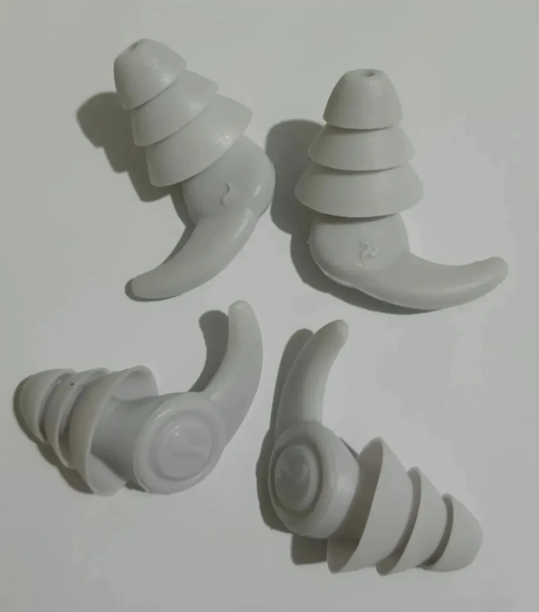 Protetor Auricular Jbs Para Natação E Confortável Cinza