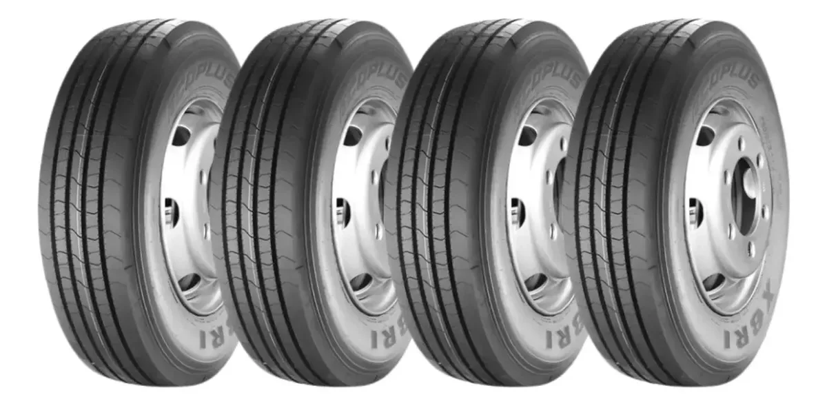 Kit 4 Pneus 275/80r22,5 18pr 149/146m Tl Xbri Ecoplus B1