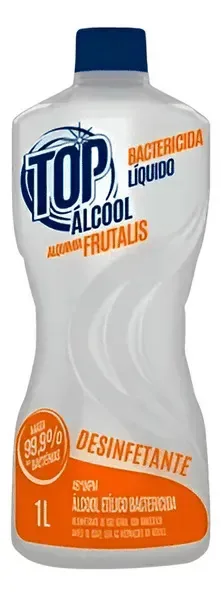 Alcool Liq Top Bactericida Frutalis 46 Inpm 1l