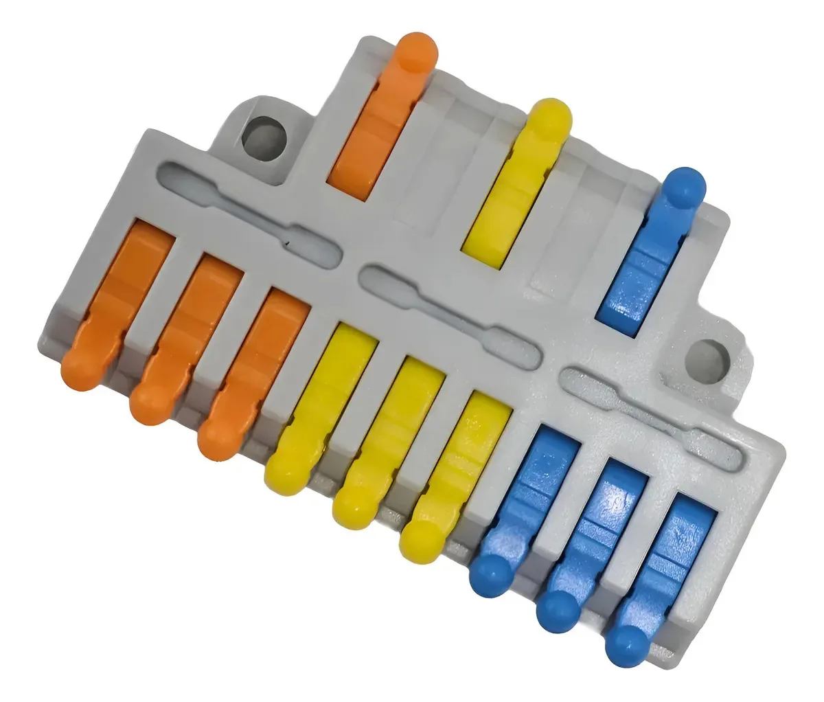 Conector Derivador 3:9 para Cabos e Fios Interneed Cinza