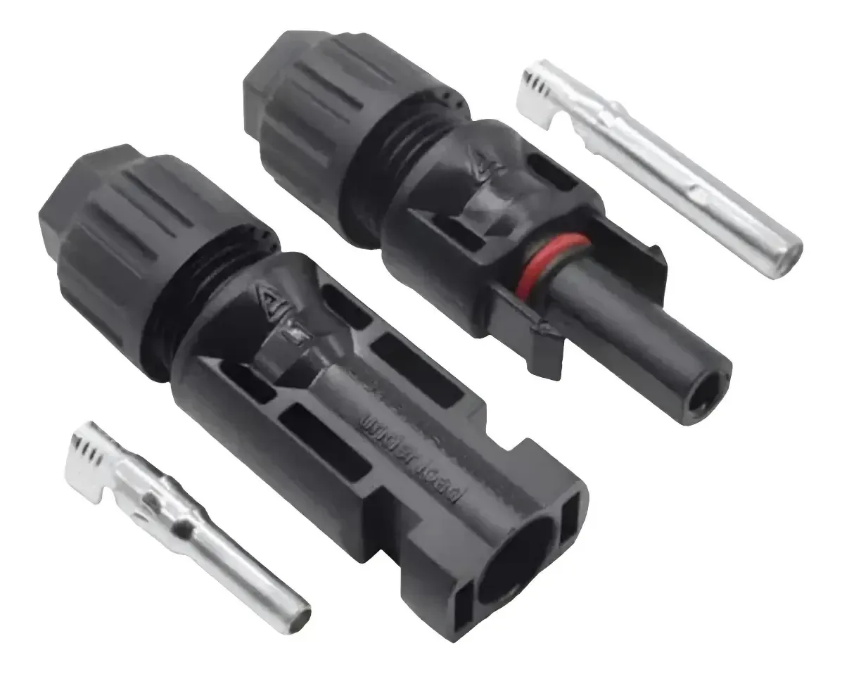 Kit 25 Conectores Mc4 Solar Painel Fotovoltaico Macho Fêmea