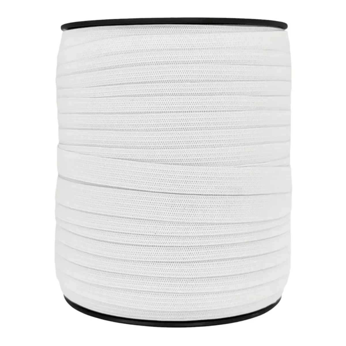 Elástico para Embutir Chato Branco Boing, de 0.9 cm e 75 Metros