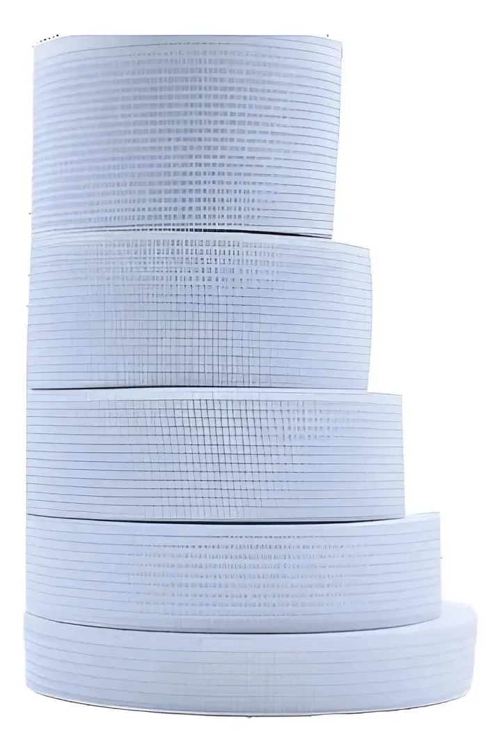 Fita Elástica Chata Para Roupas E Acessórios :35mm Liso Branco