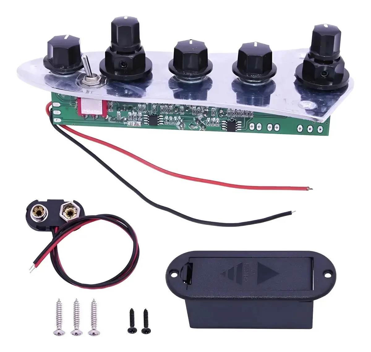 Kit Pré-amplificador Ativo Mixer MX-5000 para Jazz Bass