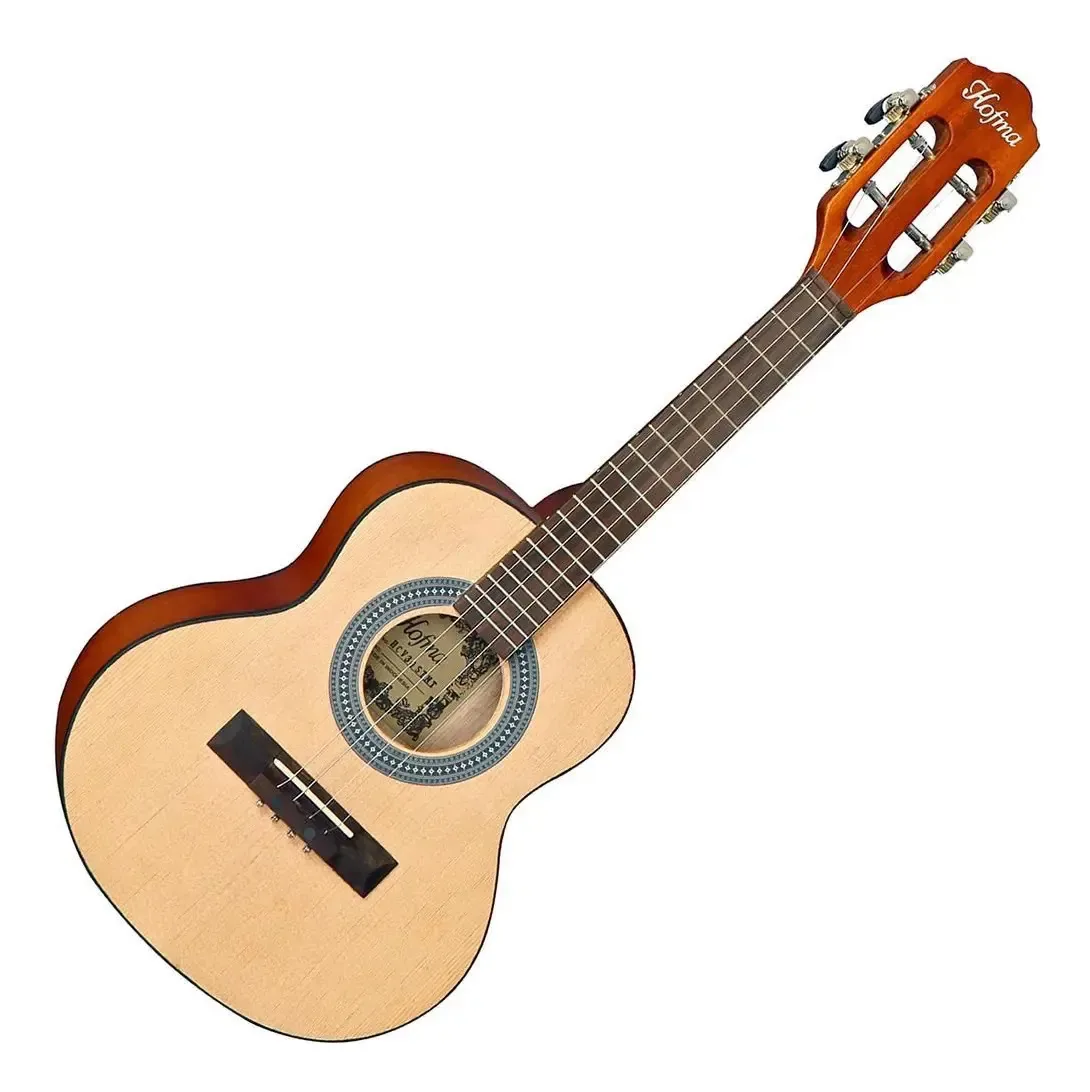 Cavaquinho Eletroacústico Hofma Hcv30p Stnt Natural Fosco