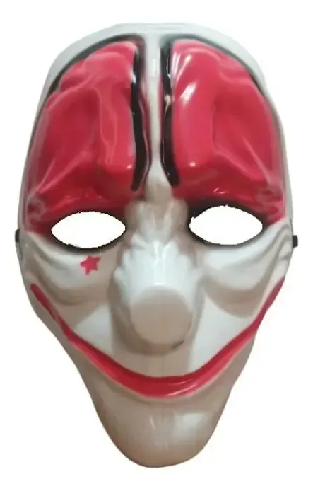 Máscaras De Palhaço Halloween Para Festa Payday Video Game