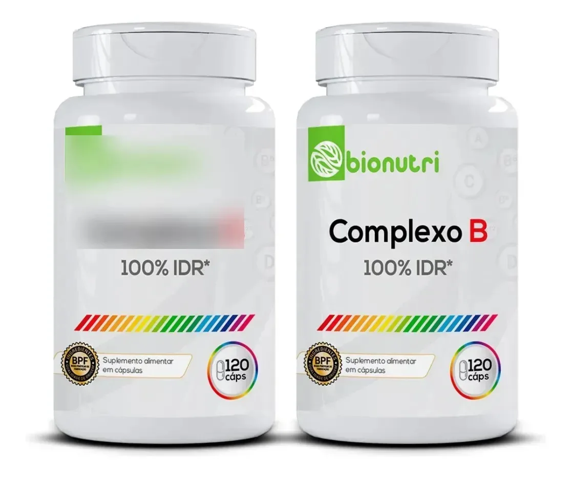 Complexo B Suplementos Alimentar Em Capsulas Bionutri Sem Sabor