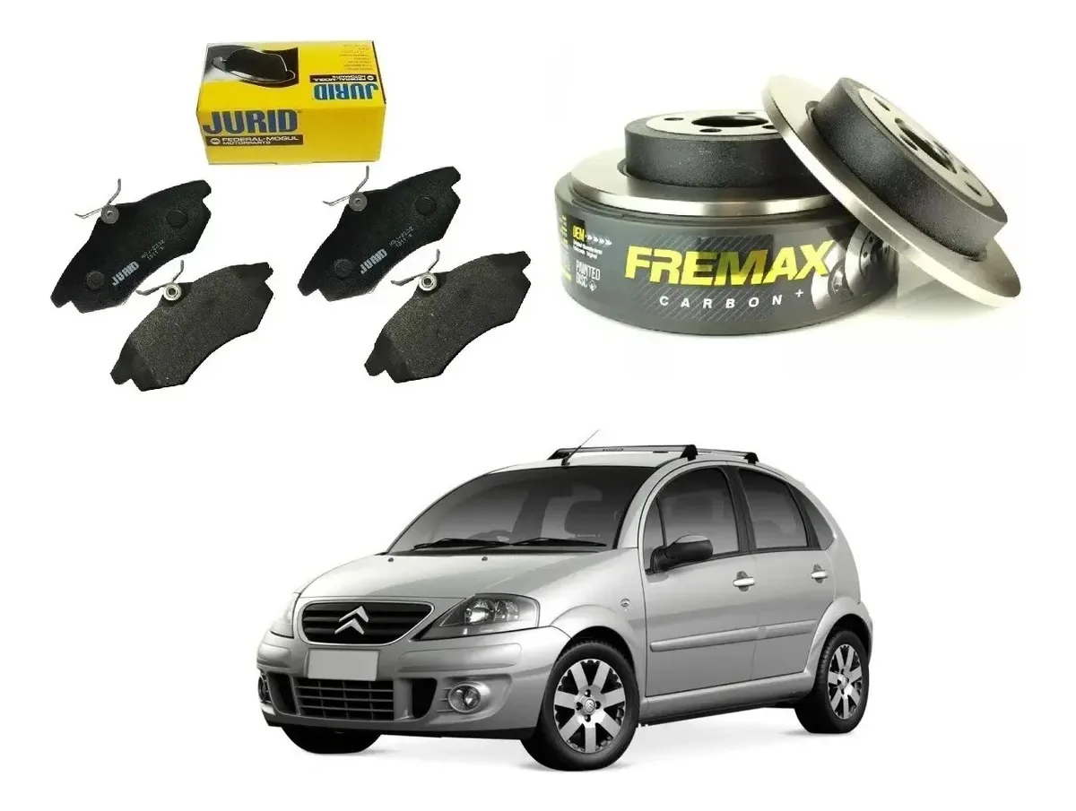 Kit Disco Pastilha Freio Dianteiro C3 1.4 2006