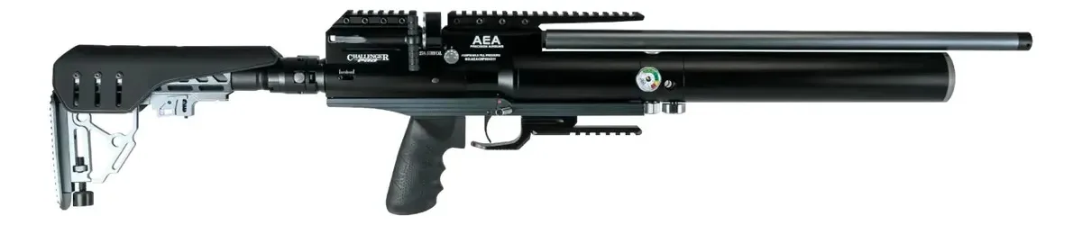 Carabina De Pressão Pcp Aea Challenger Pro 5.5mm Preto 5.5 Mm