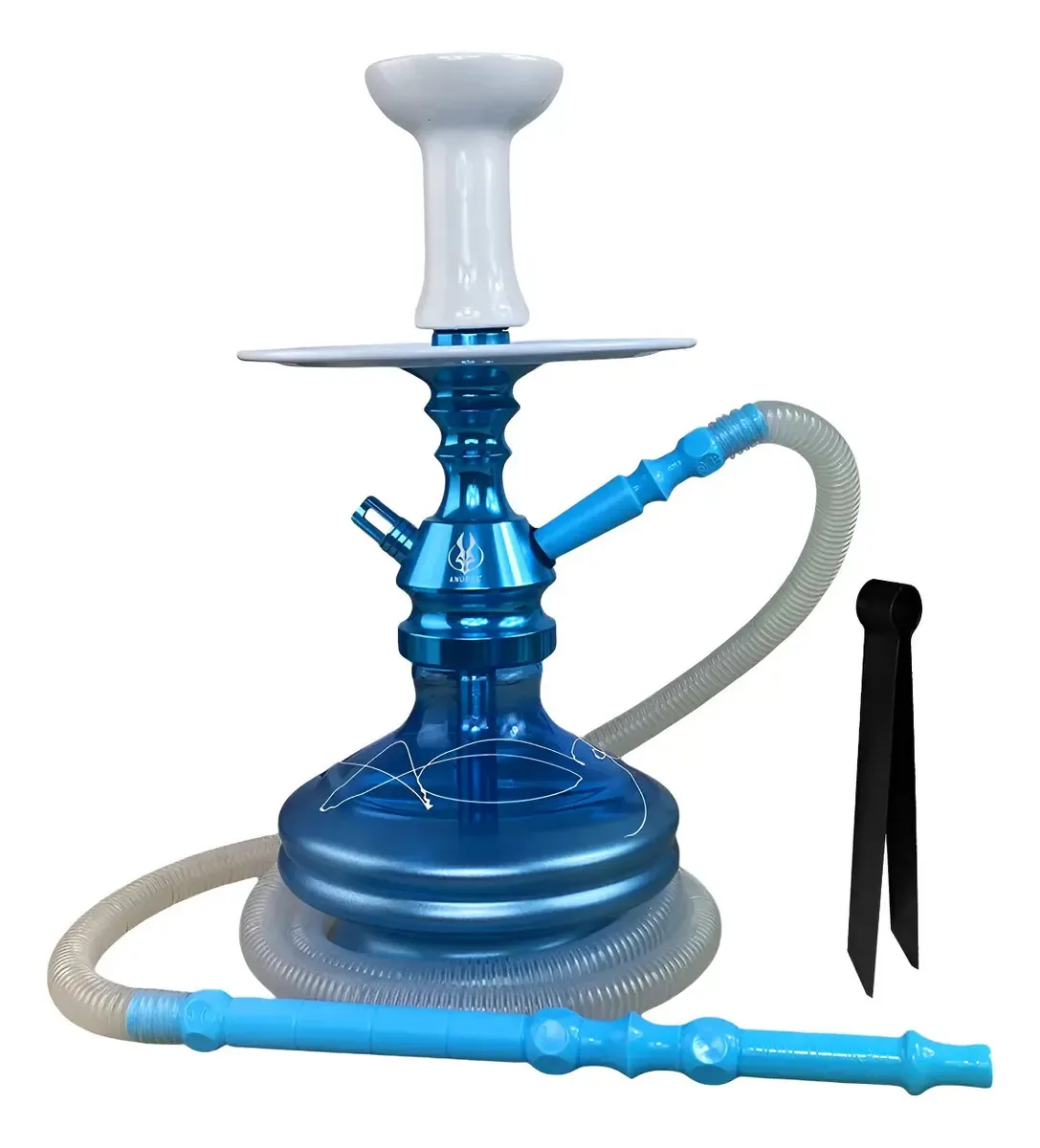 Kit Completo Narguilé Anubis Com Pegador E Mangueira
