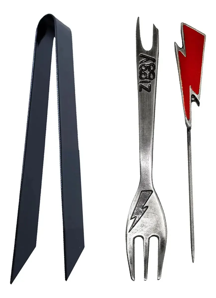 Kit Garfinho Com Furador Para Narguilé+ Pegador