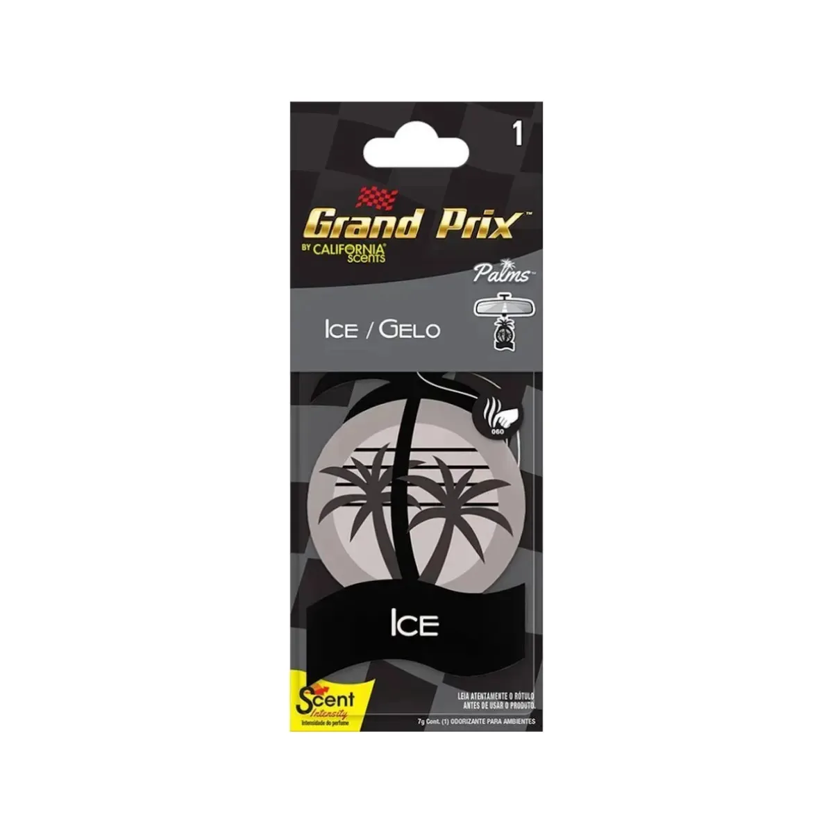 Aromatizante Automotivo Grand Prix Palms Ice Gelo Original California Scents Cheirinho Carro