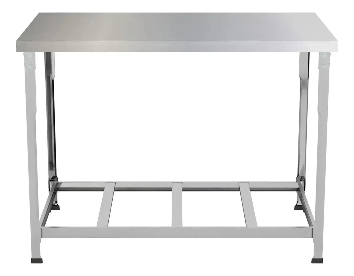 Mesa De Serviço Reforçada 150x70 Total Inox