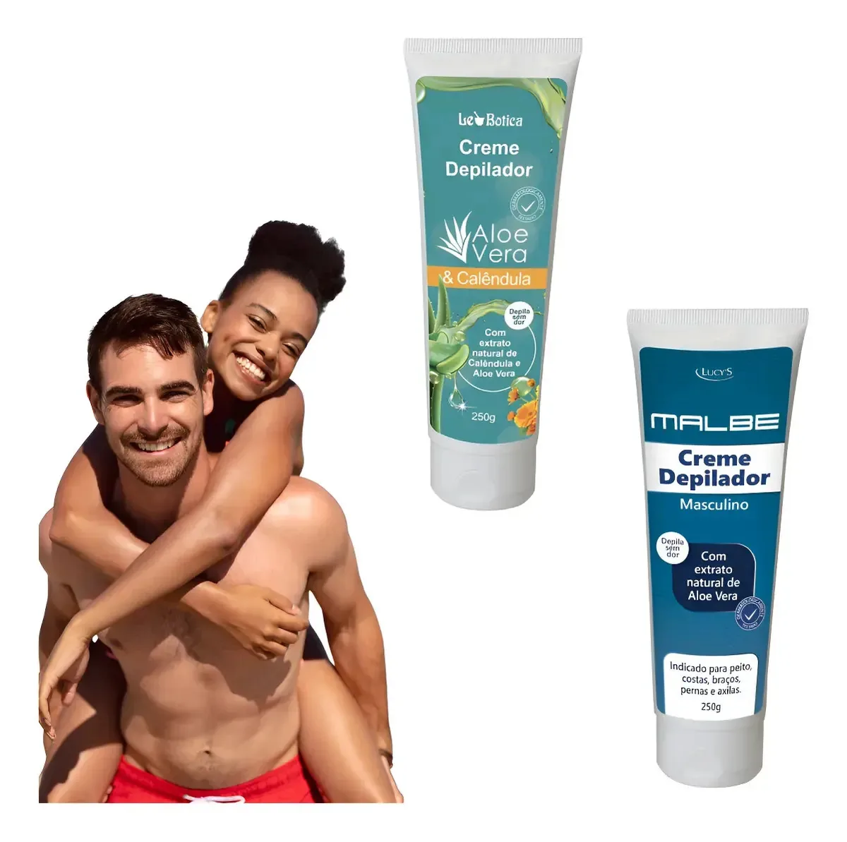 Creme Depila Sem Dor Depilação Corporal Feminina Masculina Normal