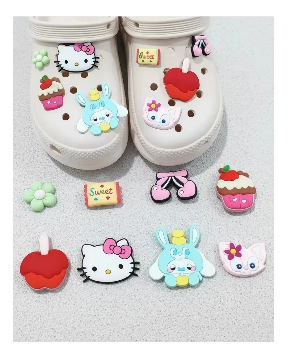 Bottons Pins Para Crocs Calçados Desenhos Animado Colorido Pins S