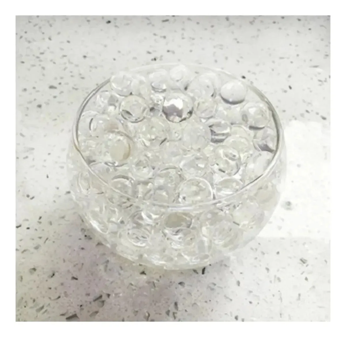 Bola De Gel Cresce Na Água Decoração Kit C/ 12 Pacotes Cor Incolor