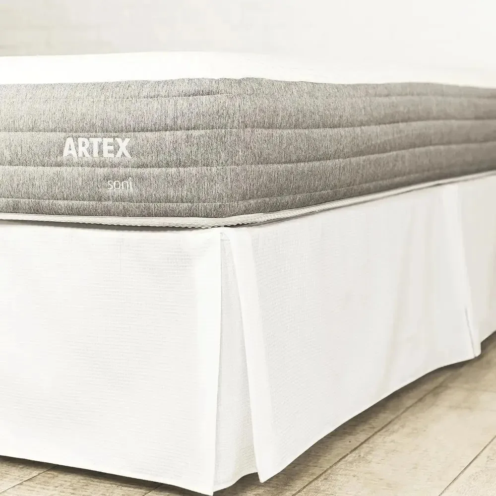 Saia Piquet Complements Liso Queen Branca- Artex Branco