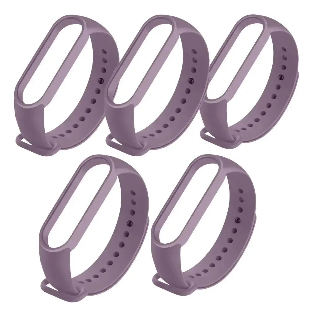 Kit Atacado 10 Pulseiras Para Miband 5 E 6 Premium Cor Rosa Areia
