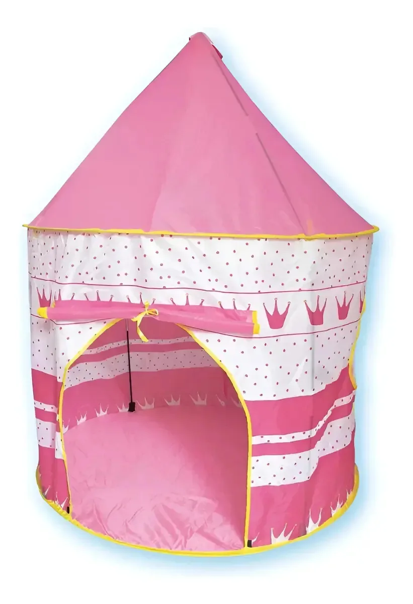 Barraca Infantil Castelo Princesas Casa Fantasia Brincadeira Rosa