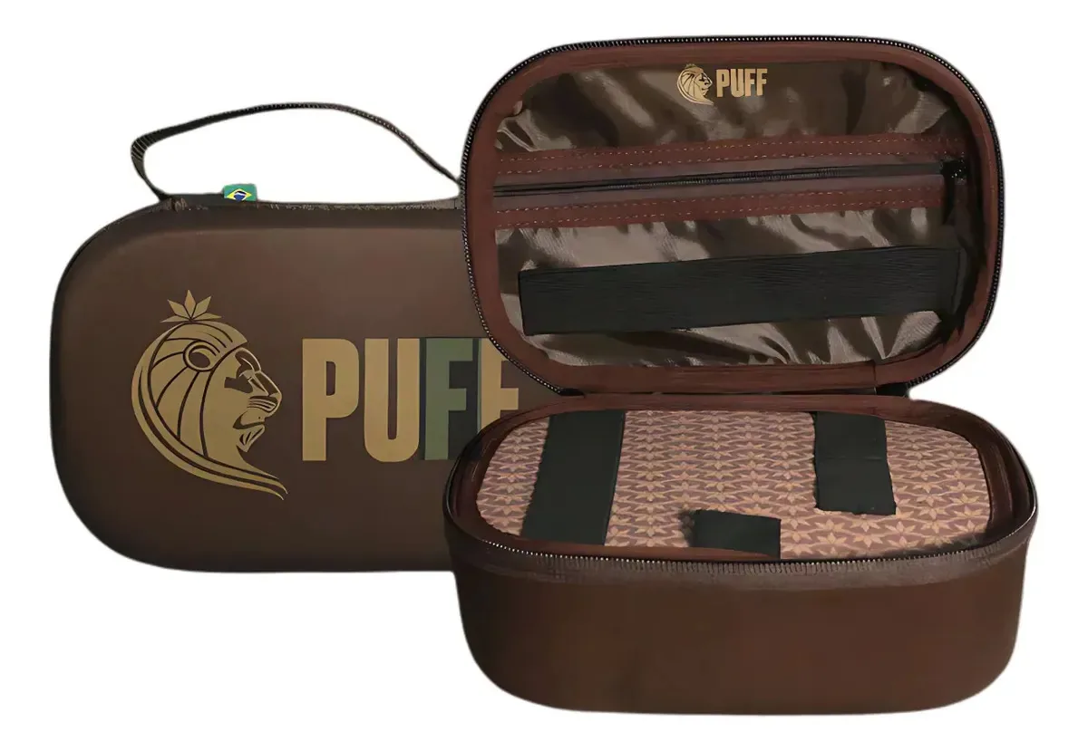 Case Puff Pro Colors Unidade Marrom