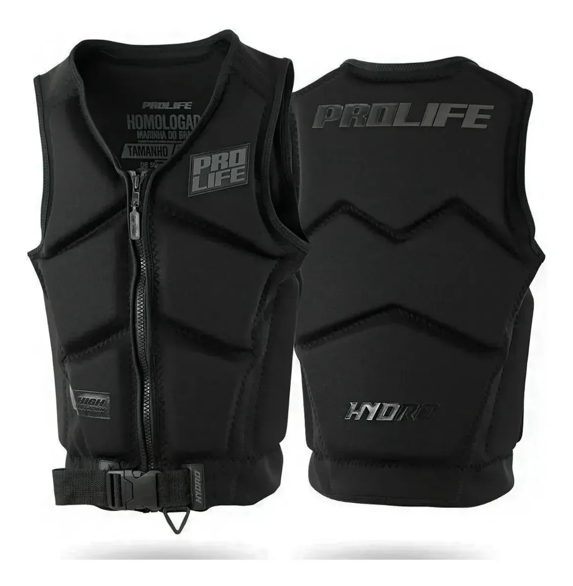Colete Salva Vidas Jet Ski Homologado Prolife Preto Classe 5 Cor Preto M