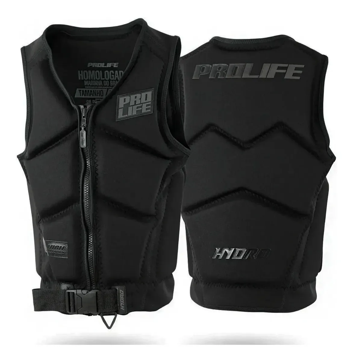 Colete Salva Vidas Jet Ski Homologado Prolife Preto Classe 5 Cor PRETO P