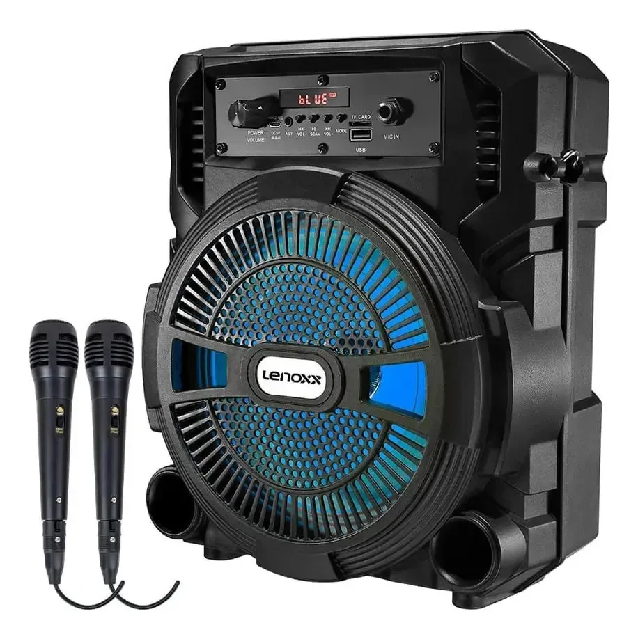 Alto Falante Bluetooth Lenoxx Ca80 Com 02 Microfones