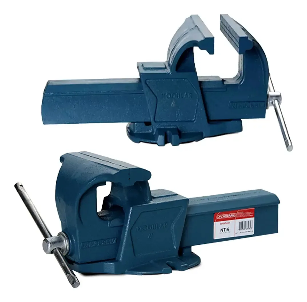Morsa Torno De Bancada Linha Profissional Número 6 - Nocram