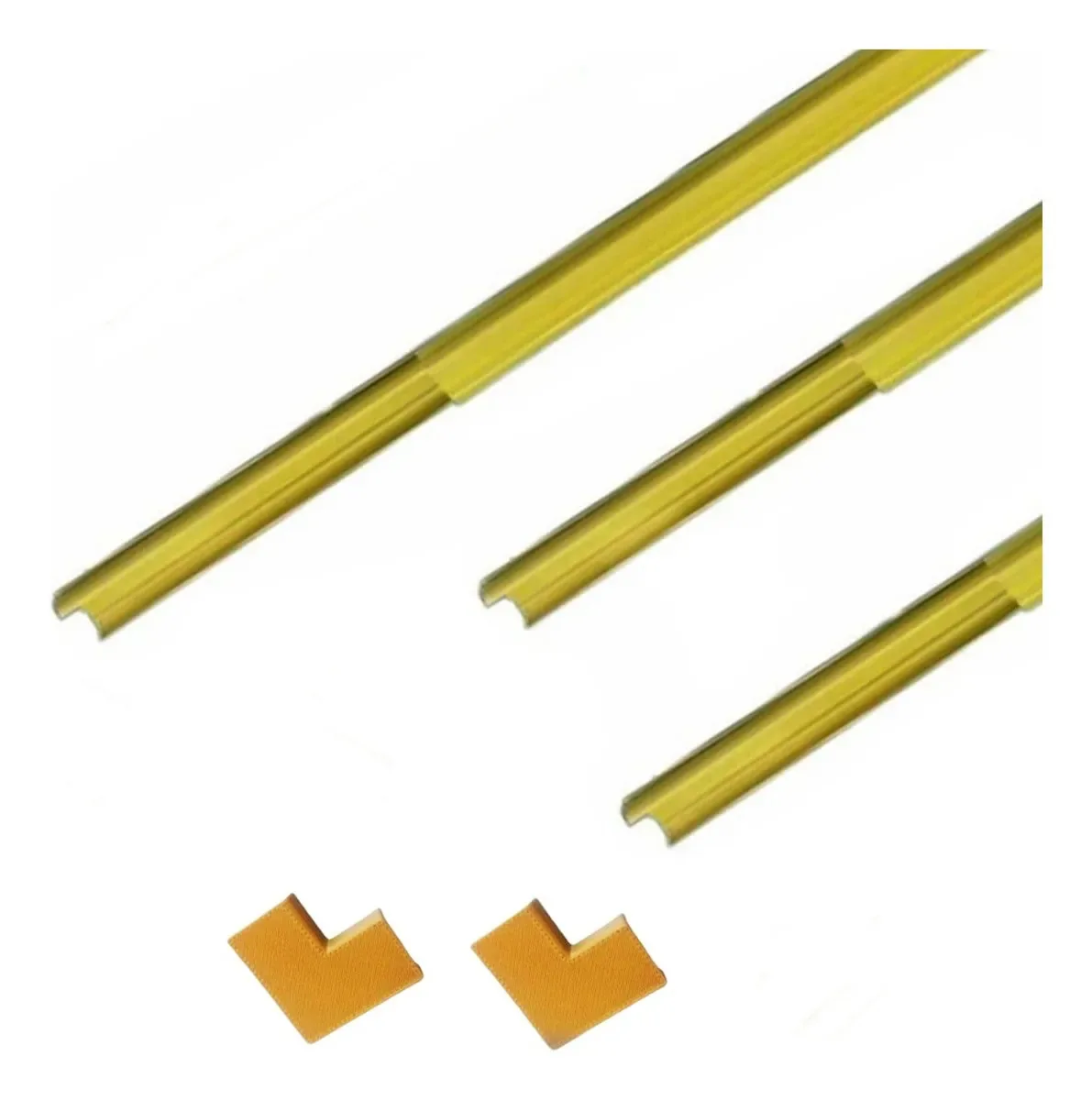 3m (3x1m) Canaleta 20x10 Cerejeira Durin + 2 Joelhos Planos
