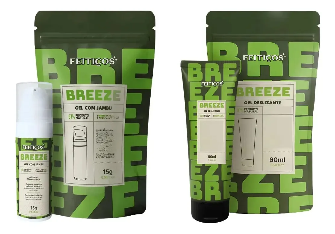 Gel Deslizante Lubrificante E Gel Jambu Breeze