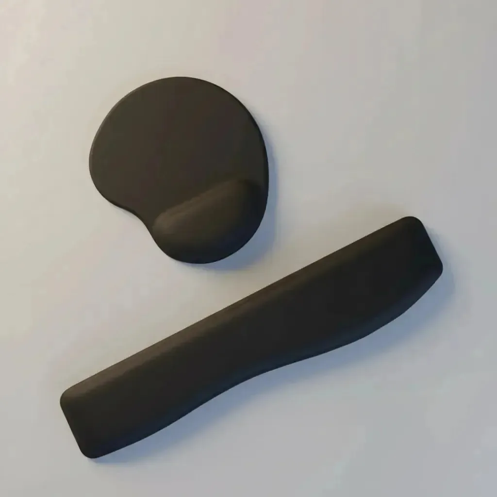Kit Com 20 Mouse Pads e Apoios de Teclado Ergonômicos Pretos