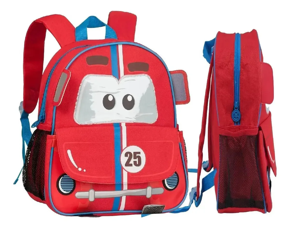 Mochila Escolar Infantil Carros Cp3400d