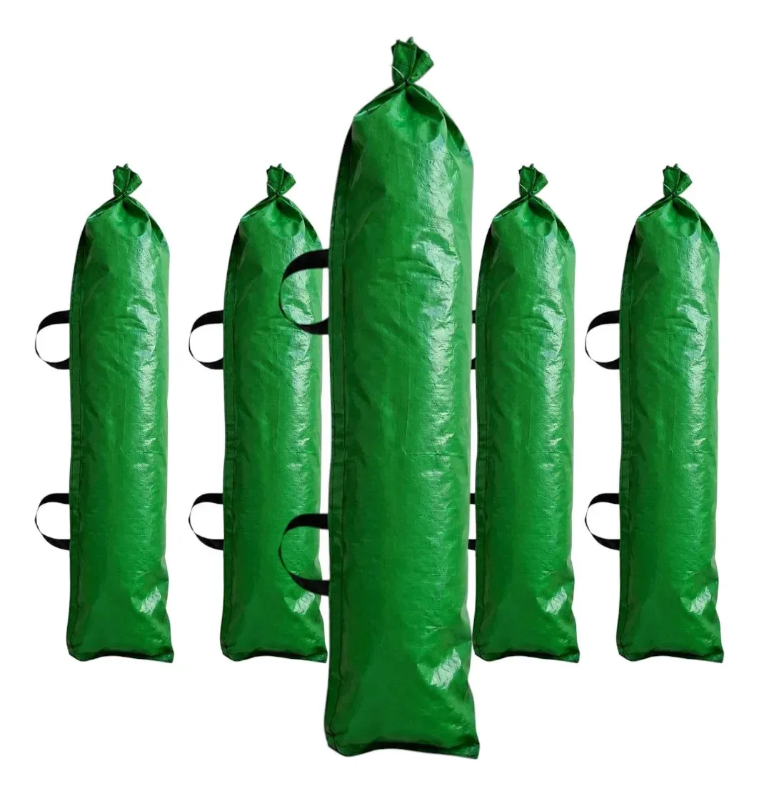 10 Un Sacos Silobag 30cm X 150cm Polipropileno Verde-escuro Verde