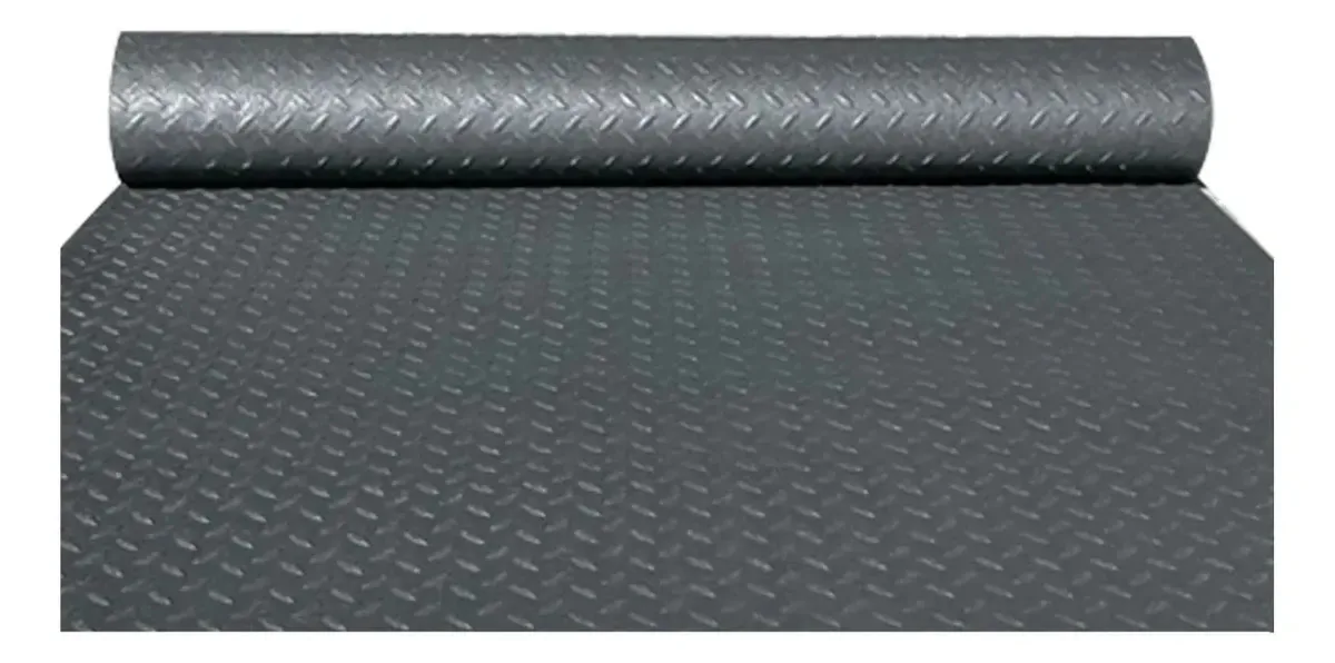 3,5 Metros Piso Diamante Para Rampas - 3mm X Larg 1m