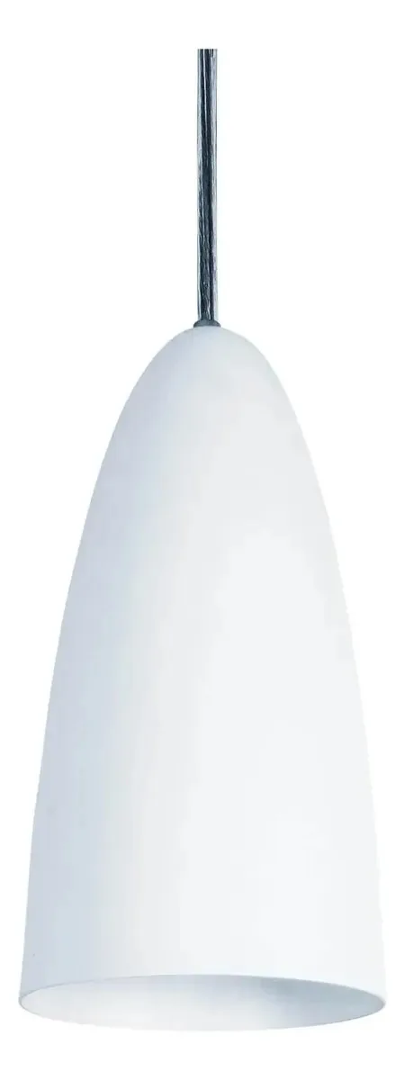 Pendente Luminária Branco Fosco Rústico Quarto 13cm 1xe27