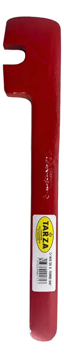 Chave 5/8 Para Virar Ferro Estribo E Vergalhão Forjada Tarza Vermelho