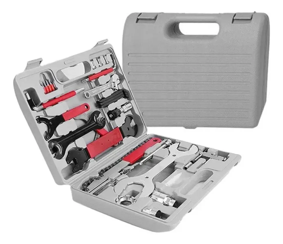 Kit De Ferramentas Para Bicicleta Bike Maleta Com 44 Itens