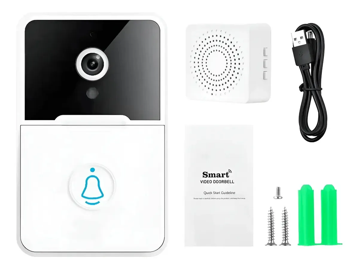 Interfone Doméstico Vídeo Áudio Casa Segurança Porta Wi-fi