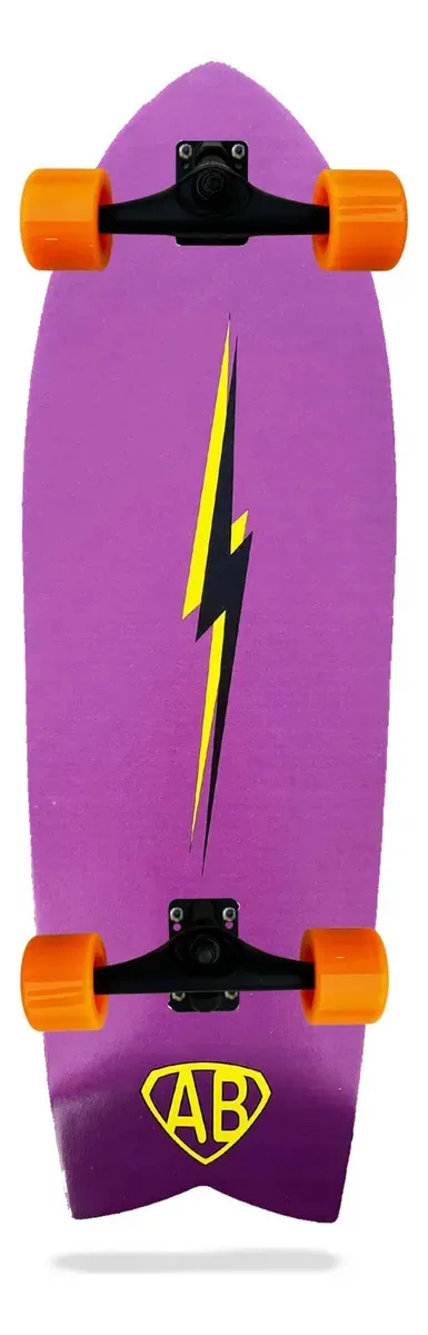 Simulador De Surf Fish Tail Alma Boards 31 - Truck Bucha Índigo