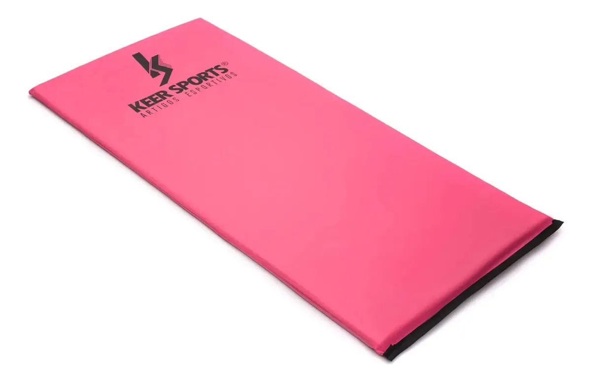 Kit Com 3 Colchonetes De Espuma Profissional Fitness Rosa-Chiclete