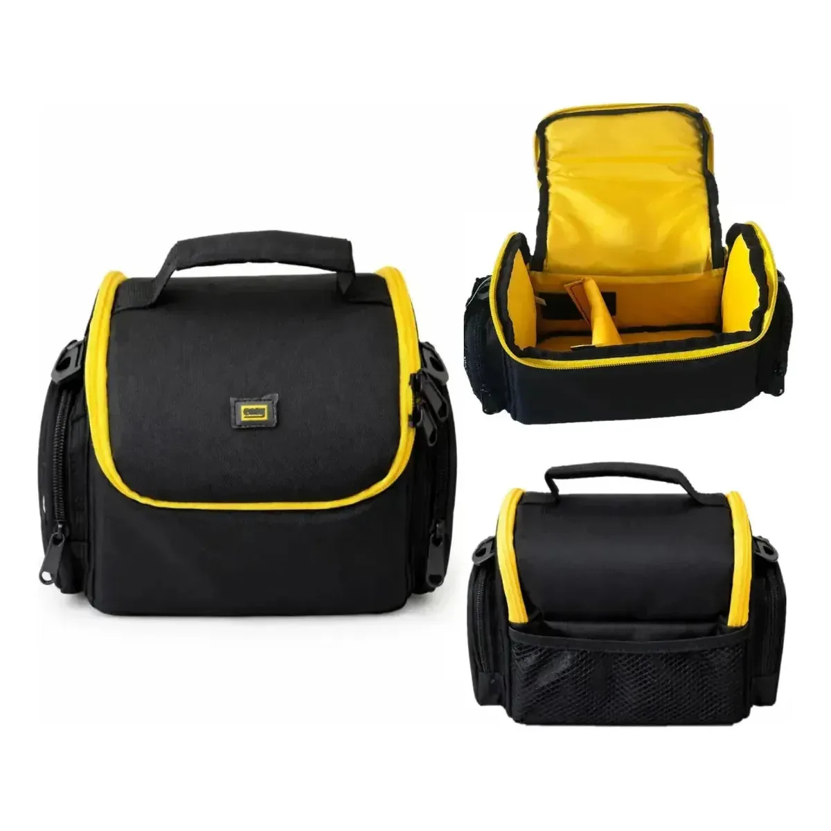 Bolsa Para Câmeras E Equipamentos Fotográficos Transversal De Ombro Com Divisórias Protege Dslr Mirrorless E Lentes
