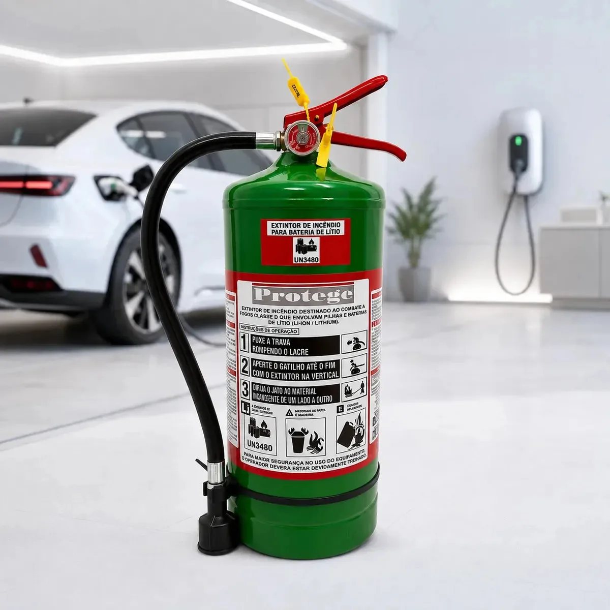 Extintor Agente Encapsulante Para Bateria De Lítio 6l
