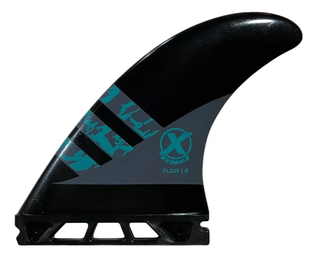 Quilha Encaixe Futures Expans Flow 6 Large Preto/verde Large - Grande