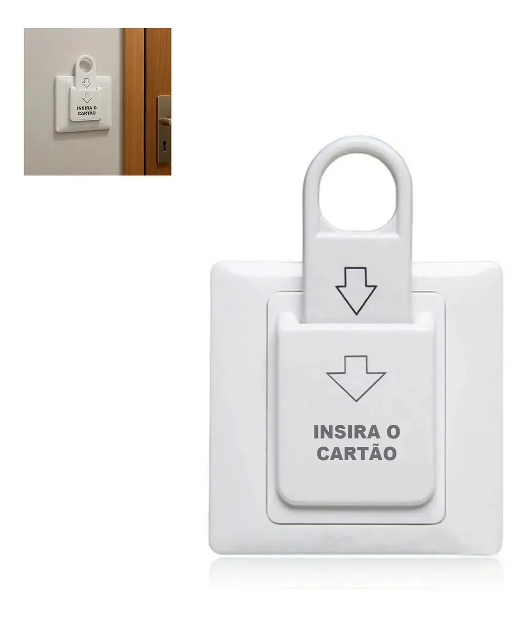 Interruptor Corta Corrente Para Hotel Economizador 40a Branco