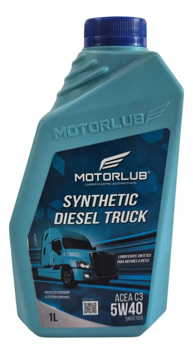 Oleo Motor Sintético Diesel 5w40 Acea C3 1l - Motorlub
