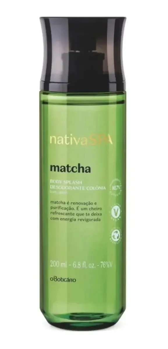 Desodorante Corporal Body Splash Nativa Spa 200ml Fragrância Matcha