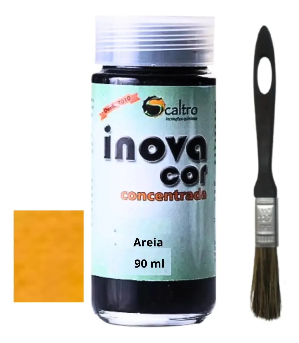 Tinta Para Couro Inovacor 90ml Restauração E Reparo Cor Areia