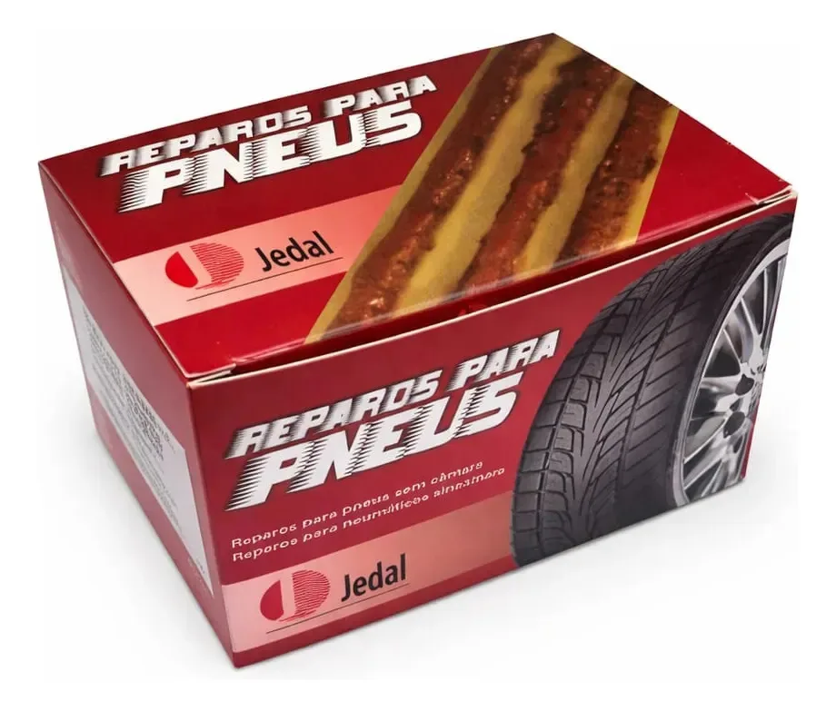 Refil Pneu S/ Camara Remendo Macarrão Jedal 6mm 60 Unidades